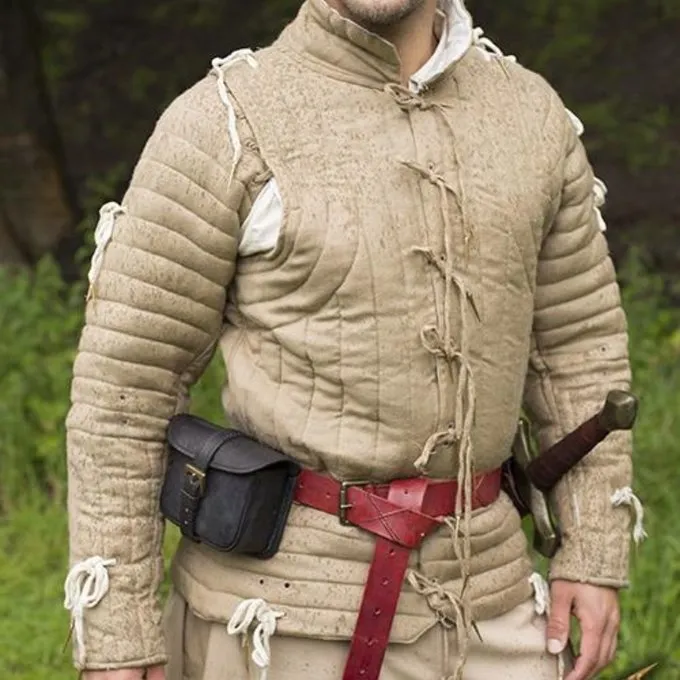 Epic Armoury 15th Century Acketon Beige - Image 2