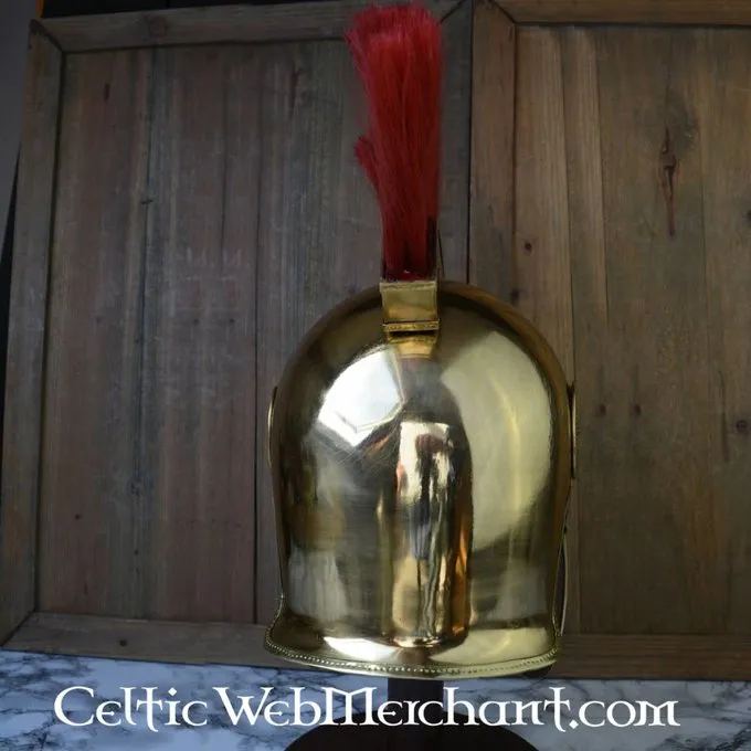 Deepeeka Attic Helmet With Crest, Brass - Image 4