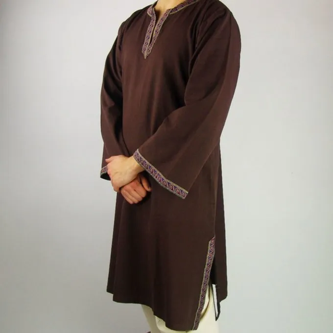 Leonardo Carbone Celtic Tunic Finn Dark Brown