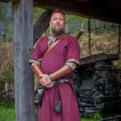 Leonardo Carbone Celtic Tunic, Short Sleeves, Red