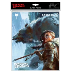 ULTRA PRO Class Folio D&D Incl Stickers Barbarian