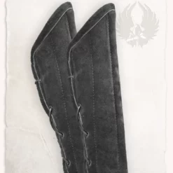 Mytholon Gambeson Arm Protectors Leopold Suede Leather Black