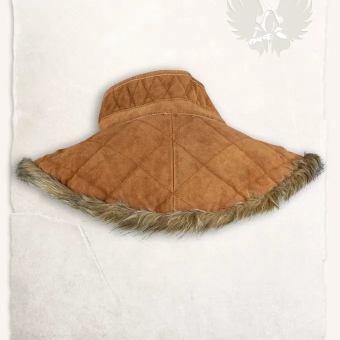 Mytholon Gambeson Collar Nimue Suede Leather Light Brown - Image 2