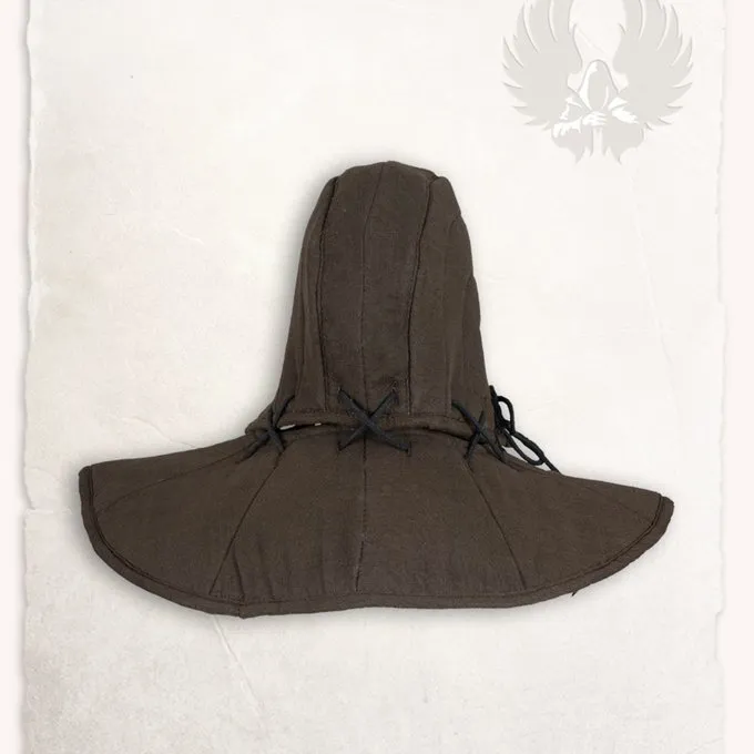 Mytholon Gambeson Hood And Collar Aulber Linen Brown - Image 2