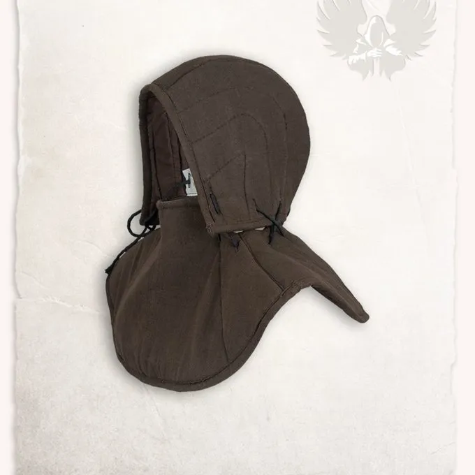 Mytholon Gambeson Hood And Collar Aulber Linen Brown - Image 3