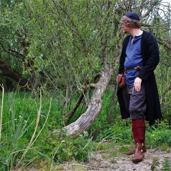 Leonardo Carbone Kaftan Gustav, Black - Image 4