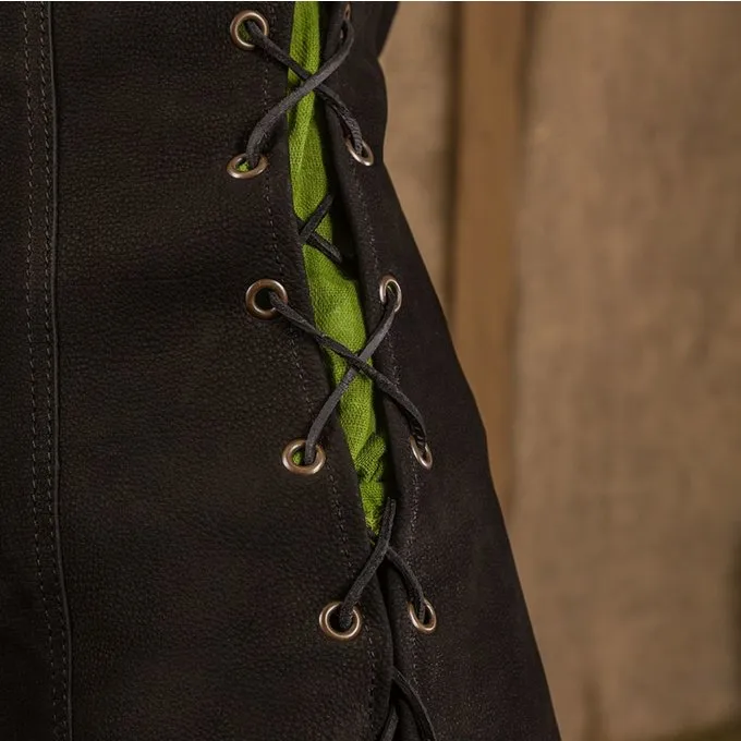 Mytholon Leather Dress Freya, Black - Image 3