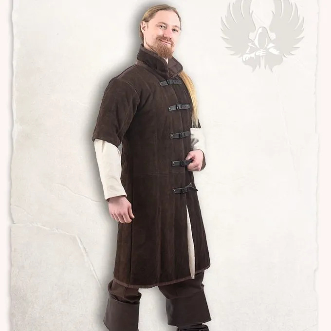 Mytholon Leather Gambeson Leopold Brown