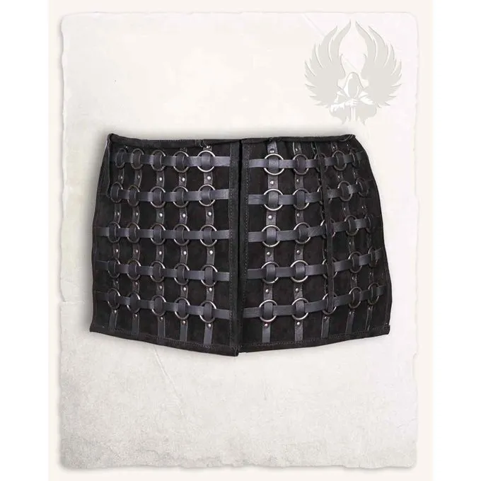 Mytholon Leather Tassets Berengar, Black - Image 3