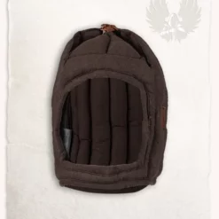 Mytholon Linen Arming Cap Aulber Brown