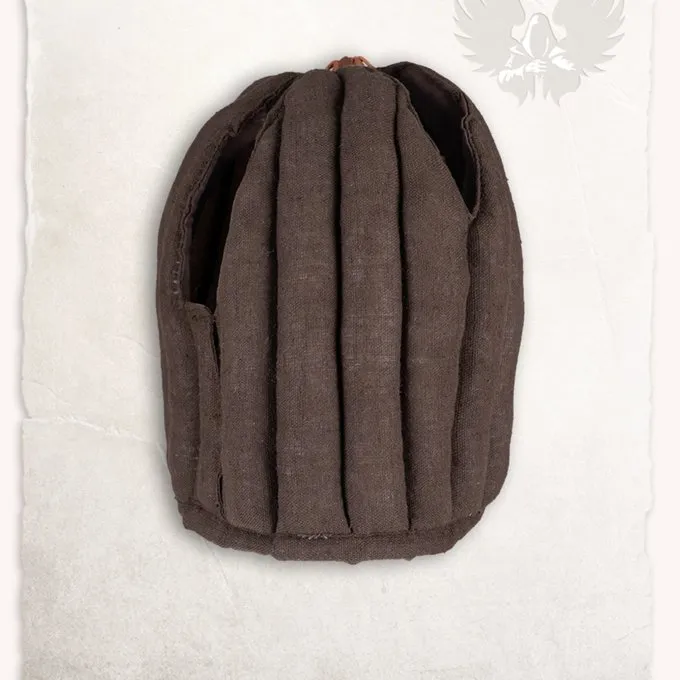 Mytholon Linen Arming Cap Aulber Brown Open - Image 2