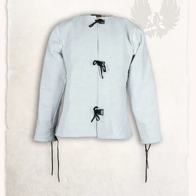 Mytholon Linen Gambeson Aulber White