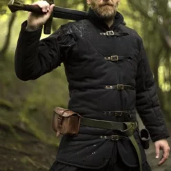 Epic Armoury Medieval Belt Gambeson Black