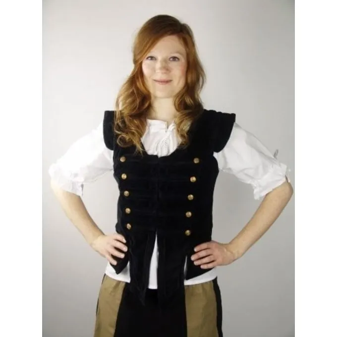 Leonardo Carbone Military Top Martine Black - Image 2