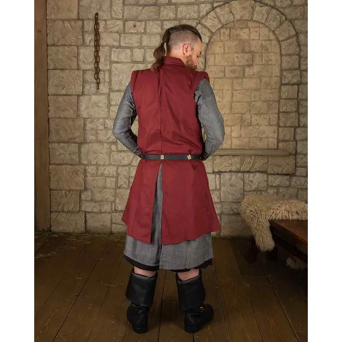 Mytholon Renaissance Vest Tilly Wool, Red - Image 2