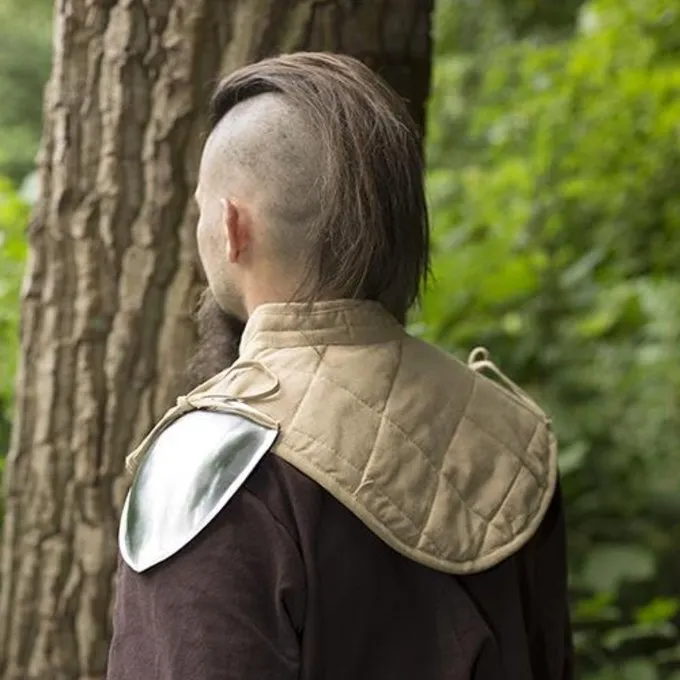 Epic Armoury RFB Padded Collar With Pauldrons, Beige - Image 5