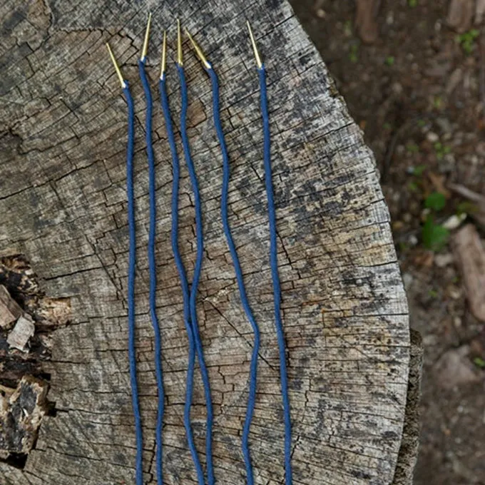 Epic Armoury Tie Laces With Aiglets, Set Of 6, Blue - Image 2