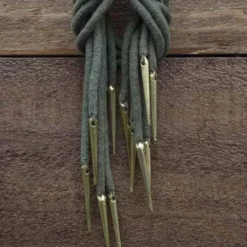 Epic Armoury Tie Laces With Aiglets, Set Of 6, Green