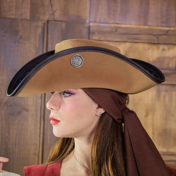 Rawblade Tricorn Three Doublons, Light Brown - Image 2