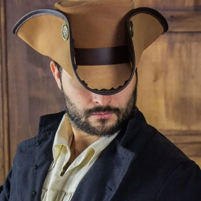 Rawblade Tricorn Three Doublons, Light Brown - Image 3