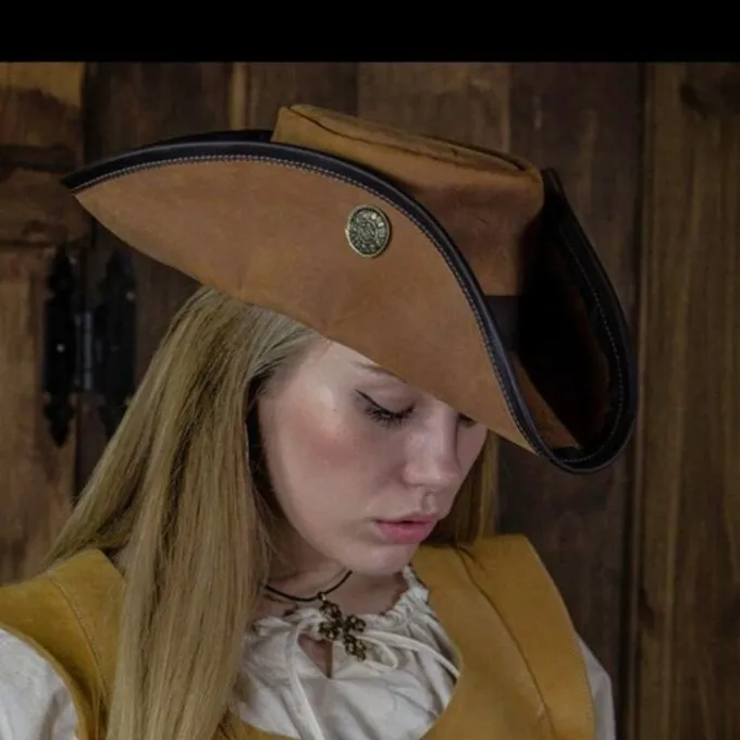 Rawblade Tricorn Three Doublons, Weathered Brown - Image 6