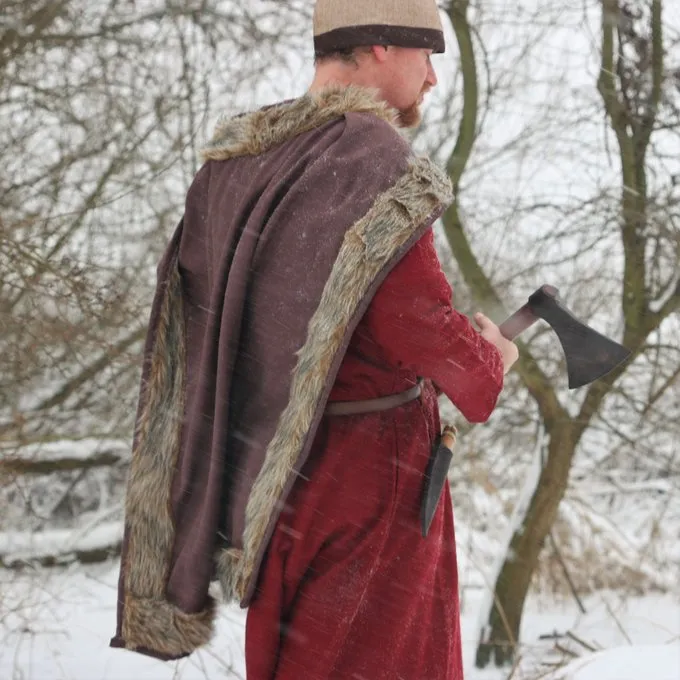 Mytholon Viking Cloak Bjorn Brown - Image 3
