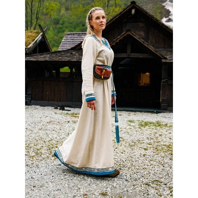 Leonardo Carbone Viking Dress Lagertha, Natural-blue - Image 3
