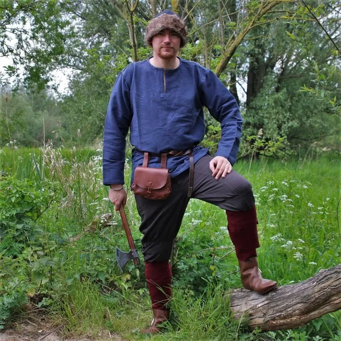 Leonardo Carbone Viking Tunic Hans, Blue - Image 3
