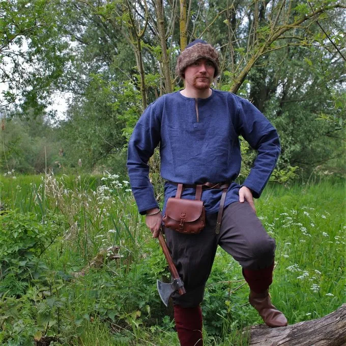 Leonardo Carbone Viking Tunic Hans, Blue - Image 4