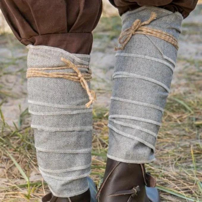 Epic Armoury Viking Winingas Herringbone Motif, Light Grey - Image 3