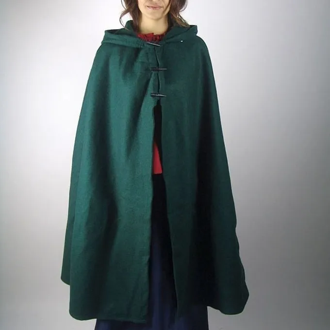 Leonardo Carbone Wool Cloak Felis, Green - Image 4